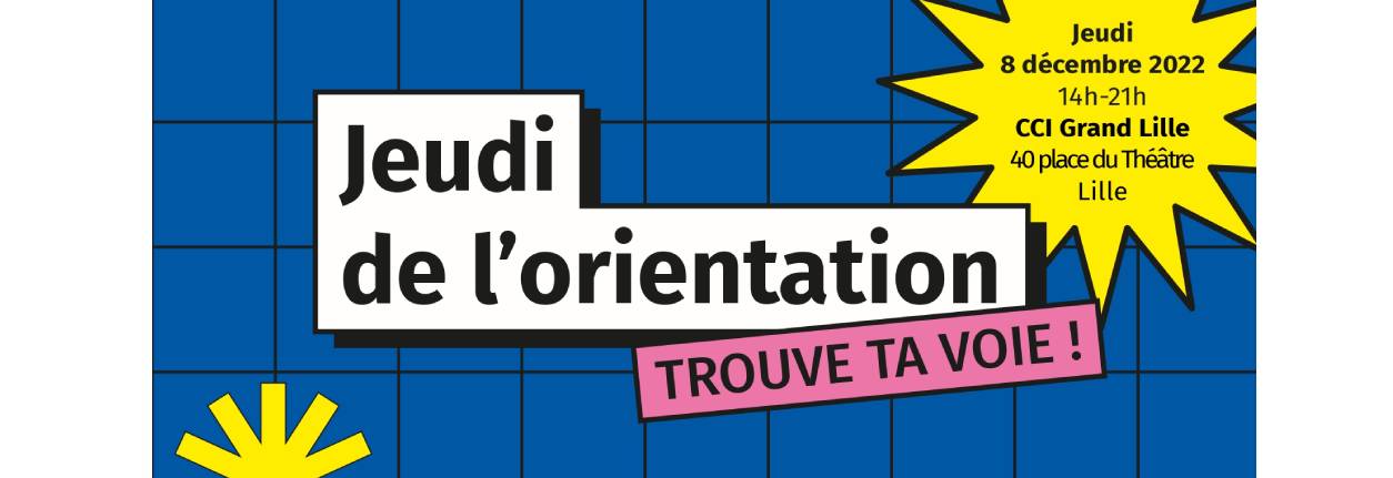 Affiche Jeudi de l'orientation 2022